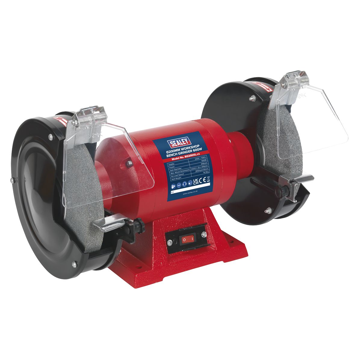 Sealey 200mm Bench Grinder 600W/230V - Image 1