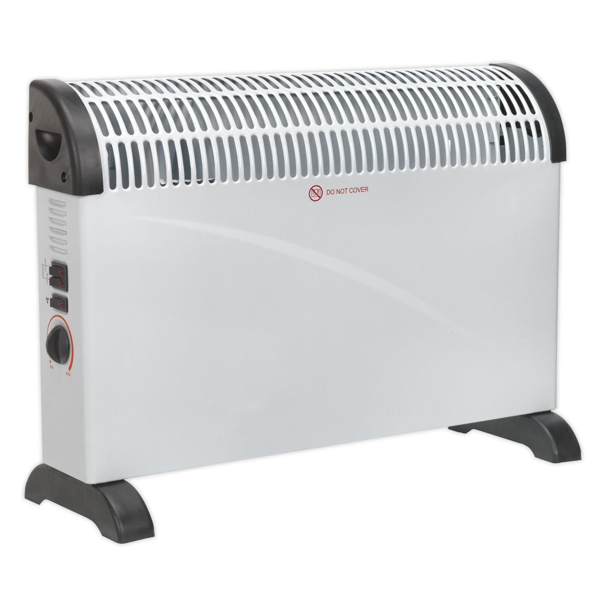 Sealey Convector Heater with 3 Heat Settings Thermostat & Turbo Fan 2000W - Image 1