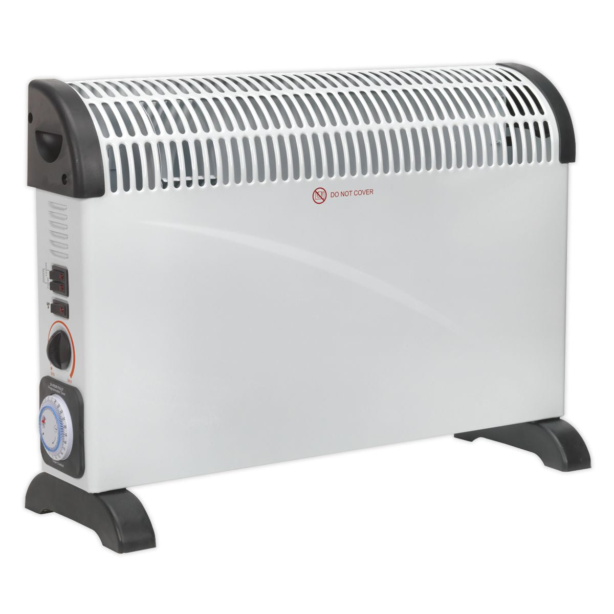 Sealey Convector Heater with Turbo, Timer & Thermostat 2000W/230V - Image 1