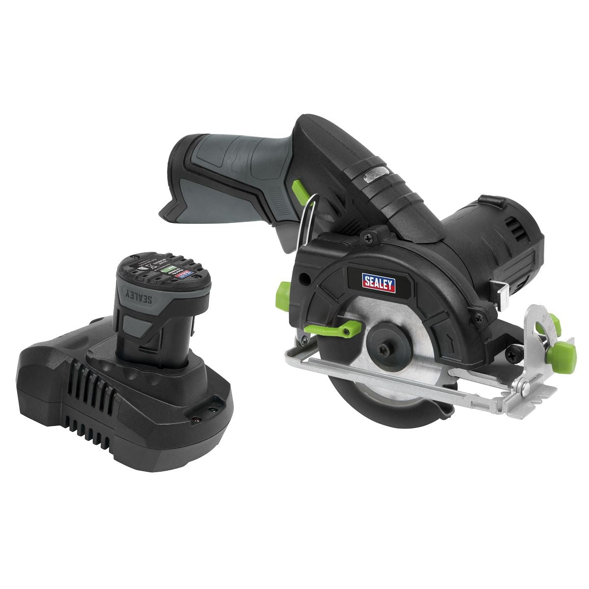 Sealey SV10.8 Series 85mm Cordless Circular Saw Kit 10.8V 2Ah - Image 1