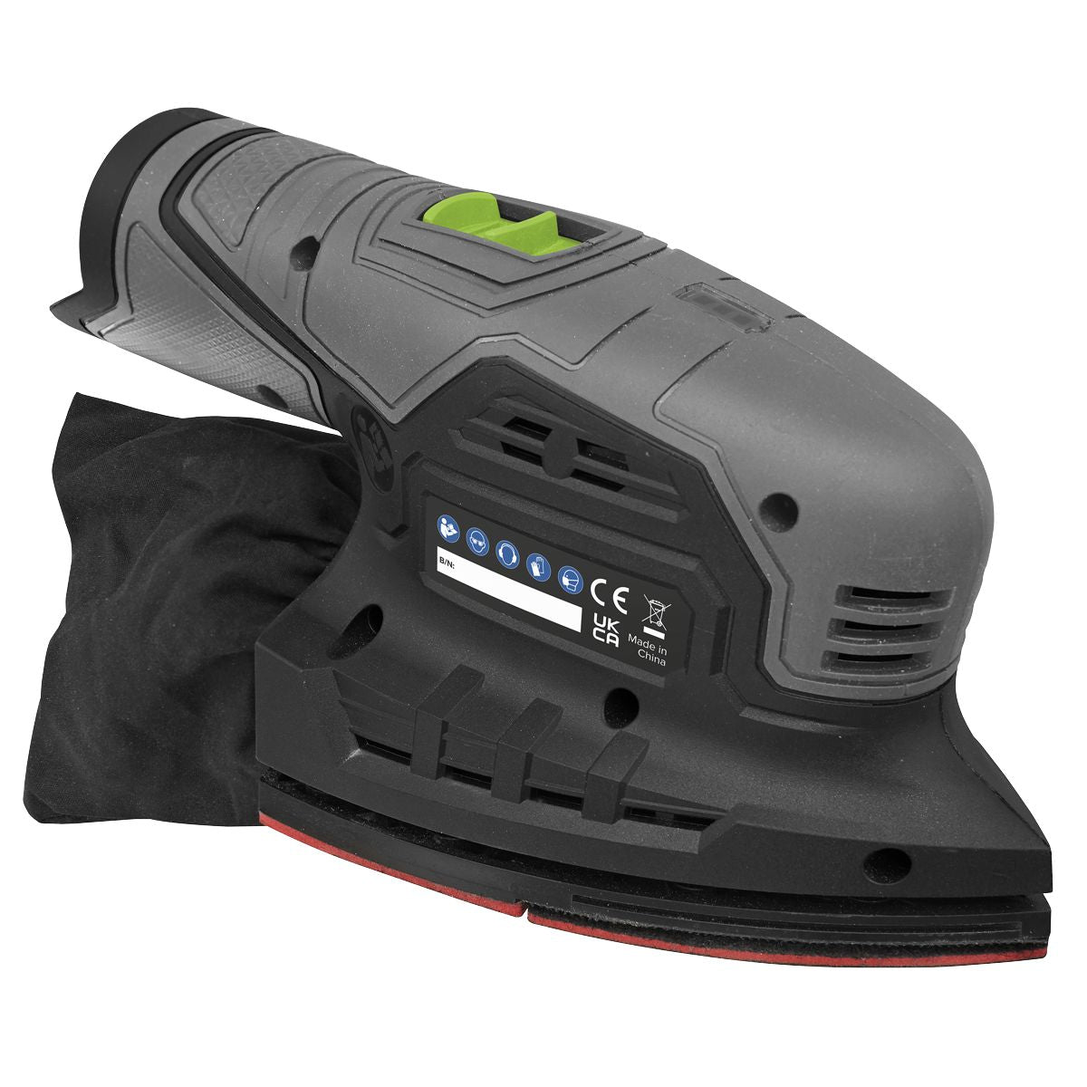 Sealey SV10.8 Series 150mm Cordless Detail Sander Kit 10.8V 2Ah - Image 5