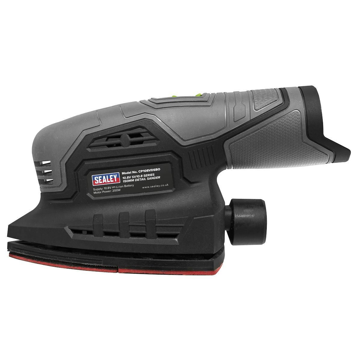 Sealey SV10.8 Series 150mm Cordless Detail Sander Kit 10.8V 2Ah - Image 7