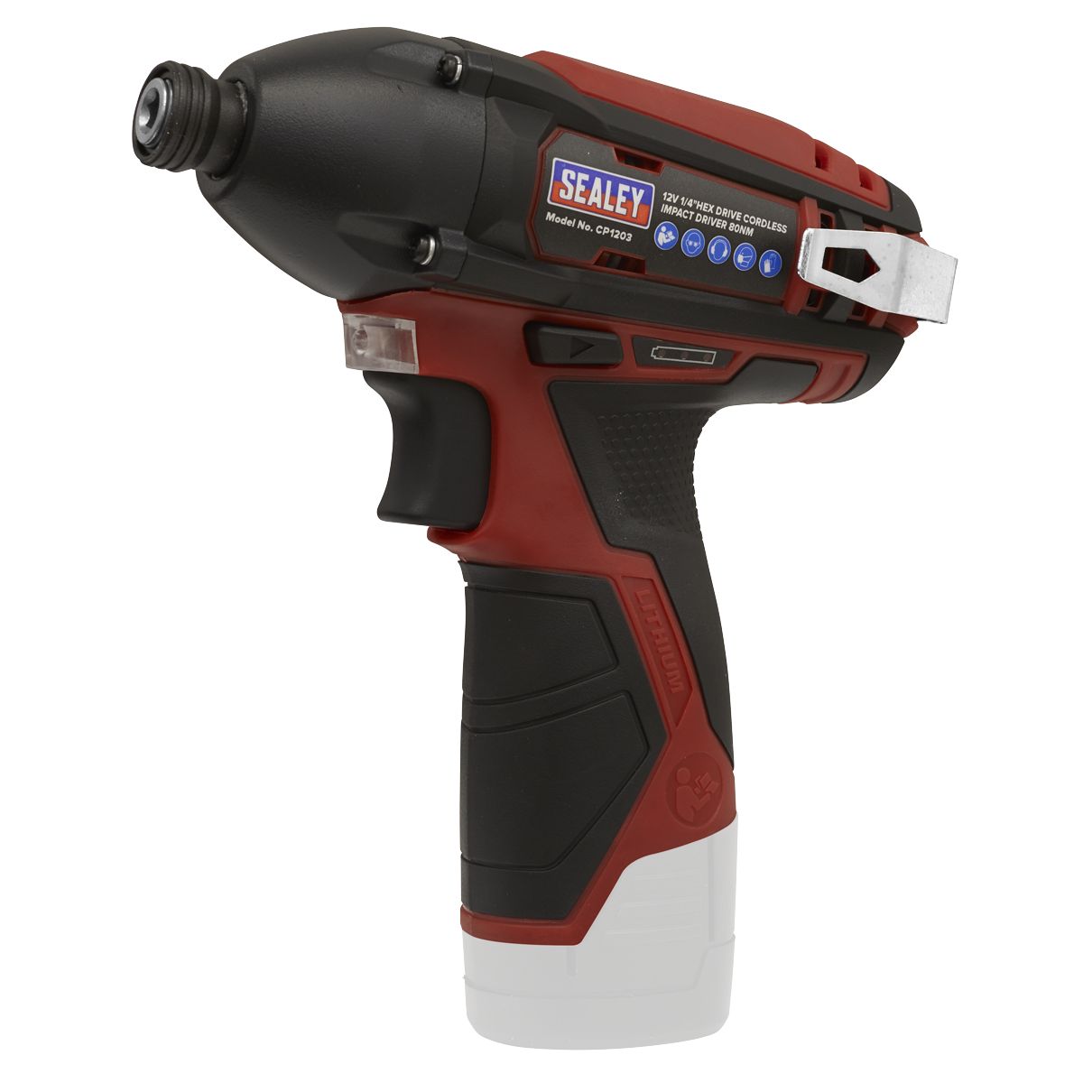 Sealey SV12 Series 1/4"Hex Drive Cordless Impact Driver 12V - Body Only - Image 1