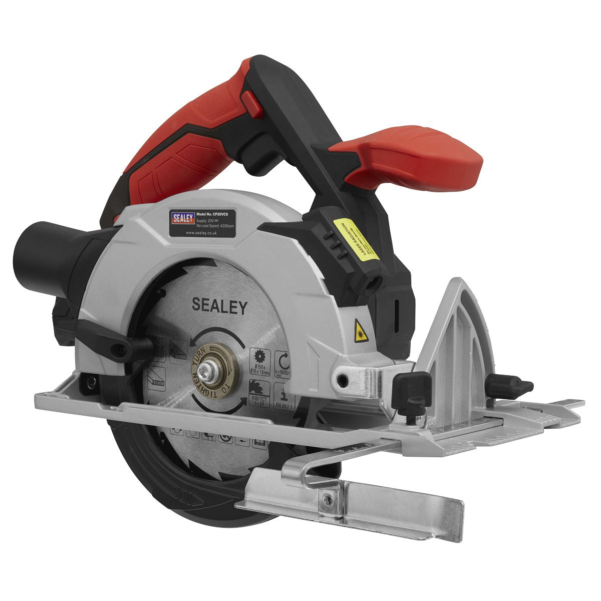 Sealey SV20 Series 150mm Cordless Circular Saw 20V - Body Only - Image 1