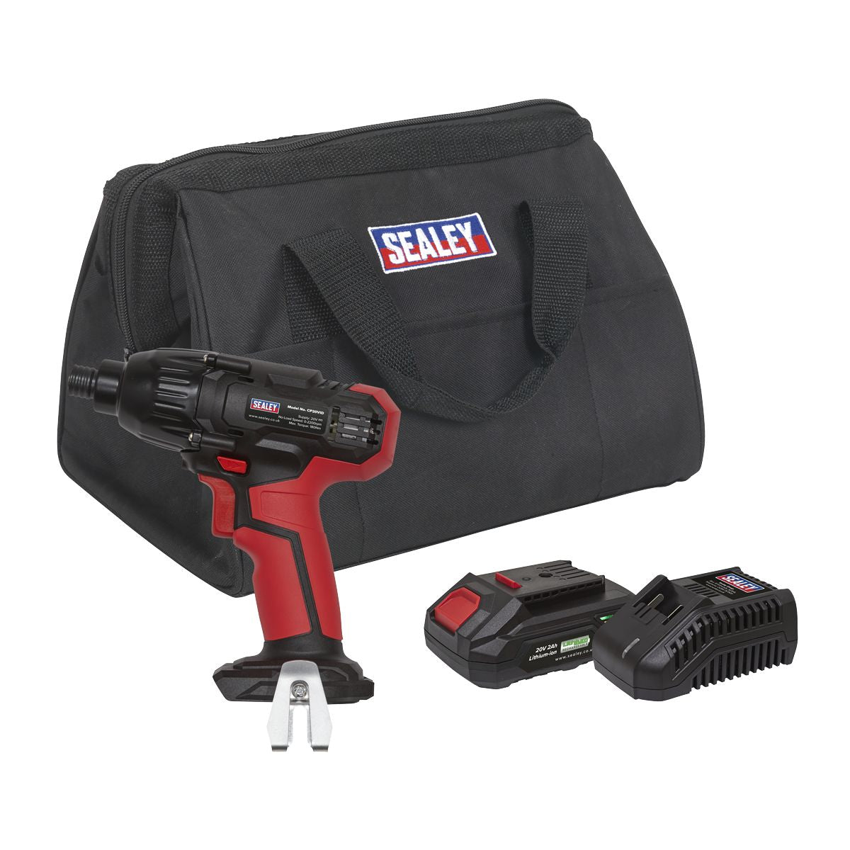 Sealey SV20 Series 1/4"Hex Drive Cordless Impact Driver 20V 2Ah - Image 1