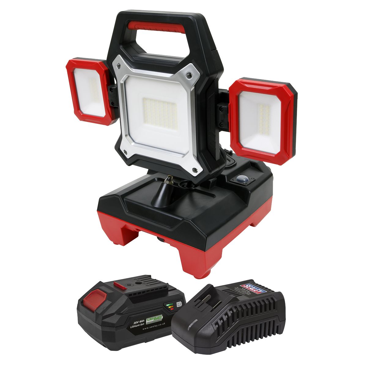 Sealey SV20 Series 2-in-1 Cordless/Corded 45W SMD LED Worklight 20V 4Ah - Image 5