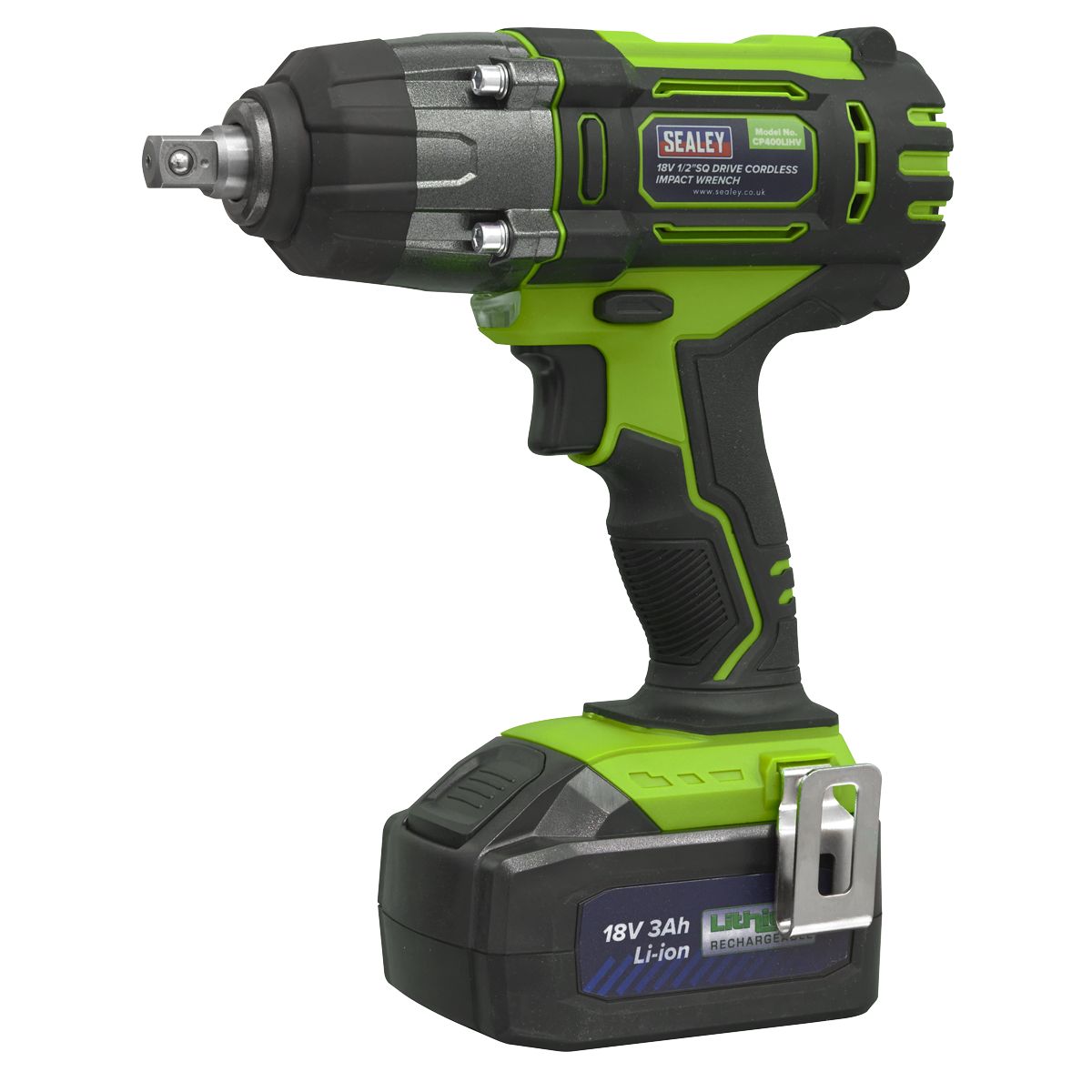 Sealey 1/2"Sq Drive Cordless Impact Wrench 18V 3Ah - Image 1