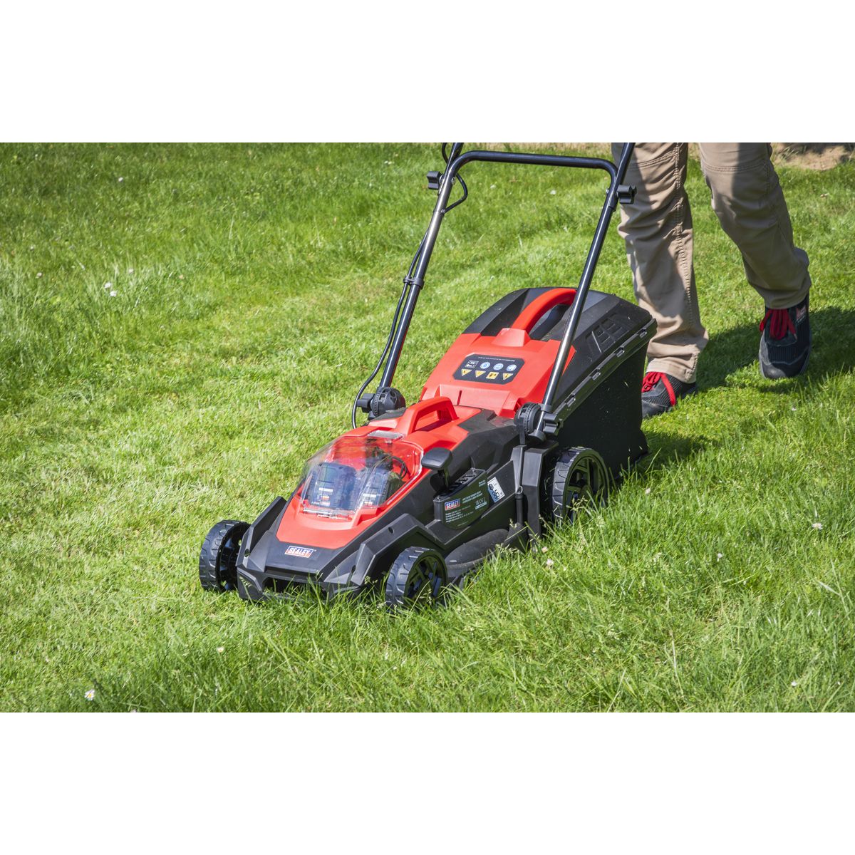 Sealey Cordless Lawn Mower Kit 40V 4Ah SV20 Series 40cm - Image 8