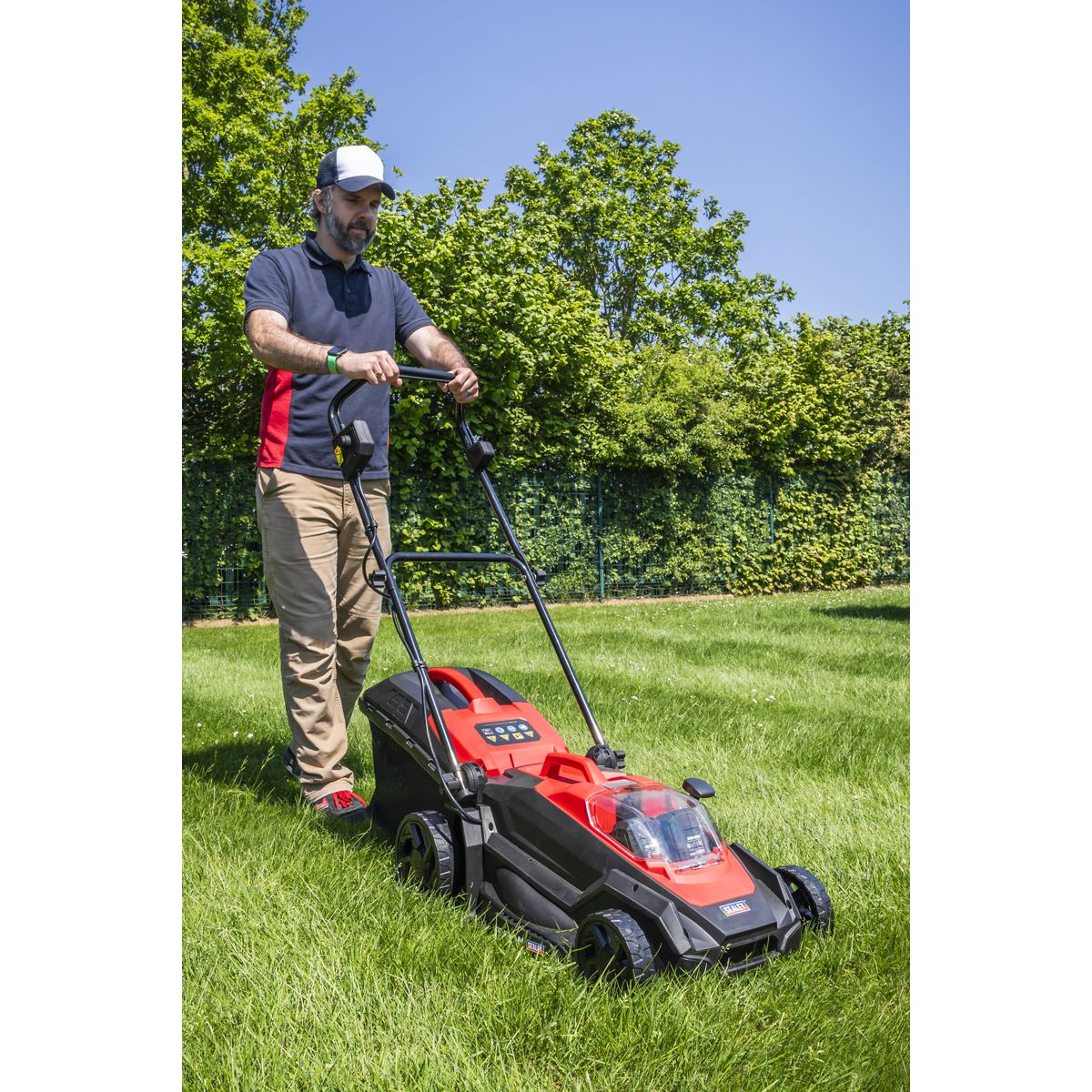 Sealey Cordless Lawn Mower Kit 40V 4Ah SV20 Series 40cm - Image 10