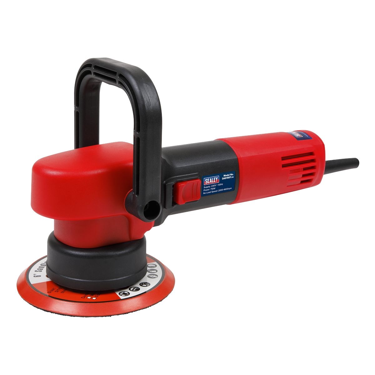 Sealey 150mm Variable Speed Dual Action Sander 710W - Image 1