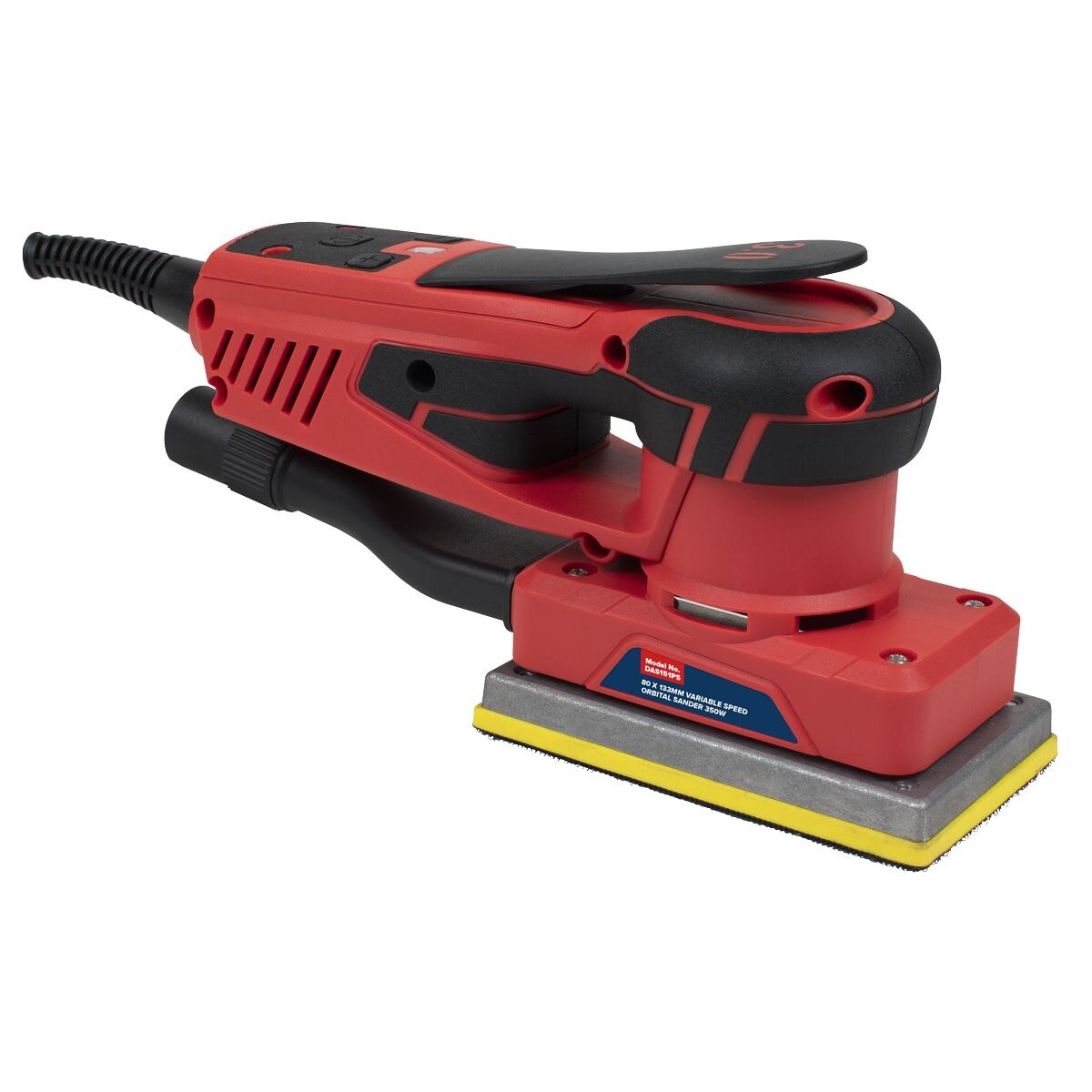 Sealey Variable Speed Brushless Orbital Sander 80 x 133mm 350W - Image 2