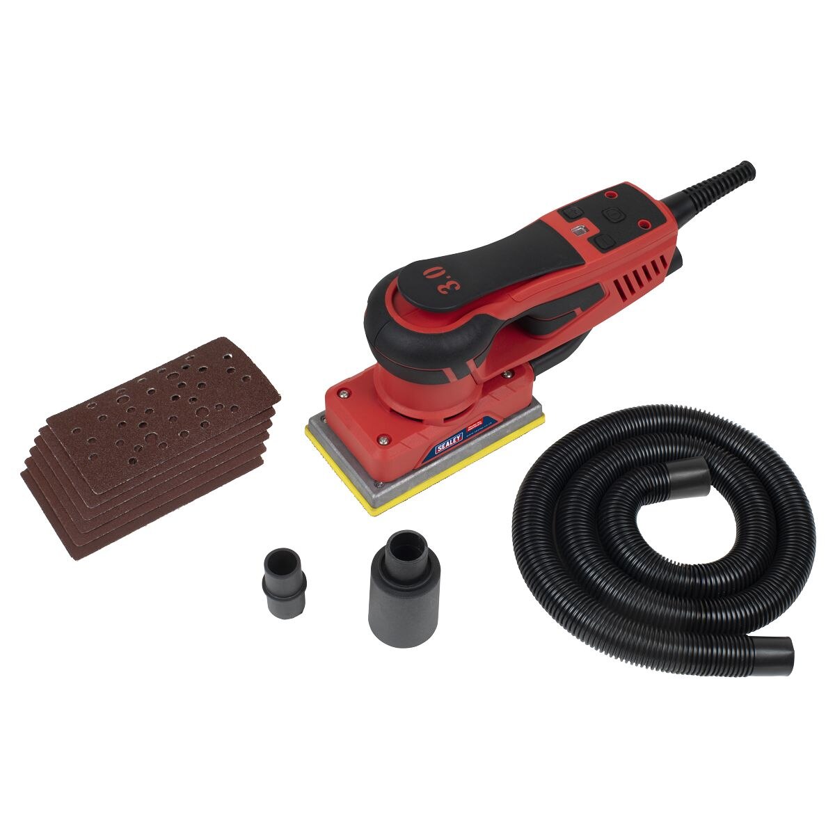 Sealey Variable Speed Brushless Orbital Sander 80 x 133mm 350W - Image 4