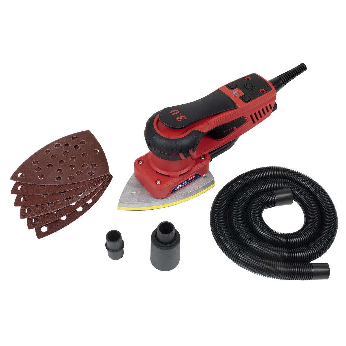 Sealey Variable Speed Brushless Orbital Sander 100 x 150mm 350W - Image 4