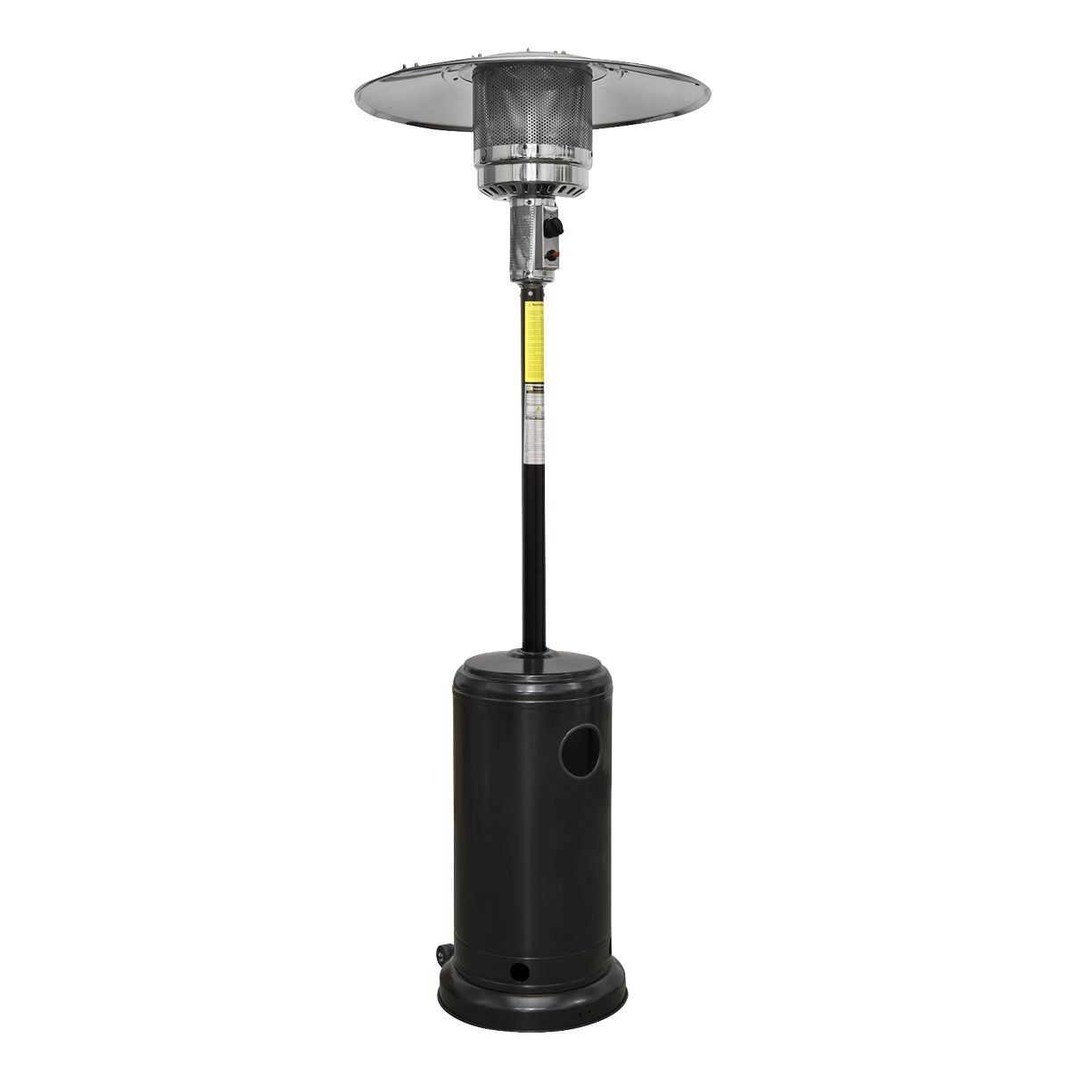 Dellonda Outdoor Garden Gas Patio Heater 13kW Commercial & Domestic Use, Black - Image 1