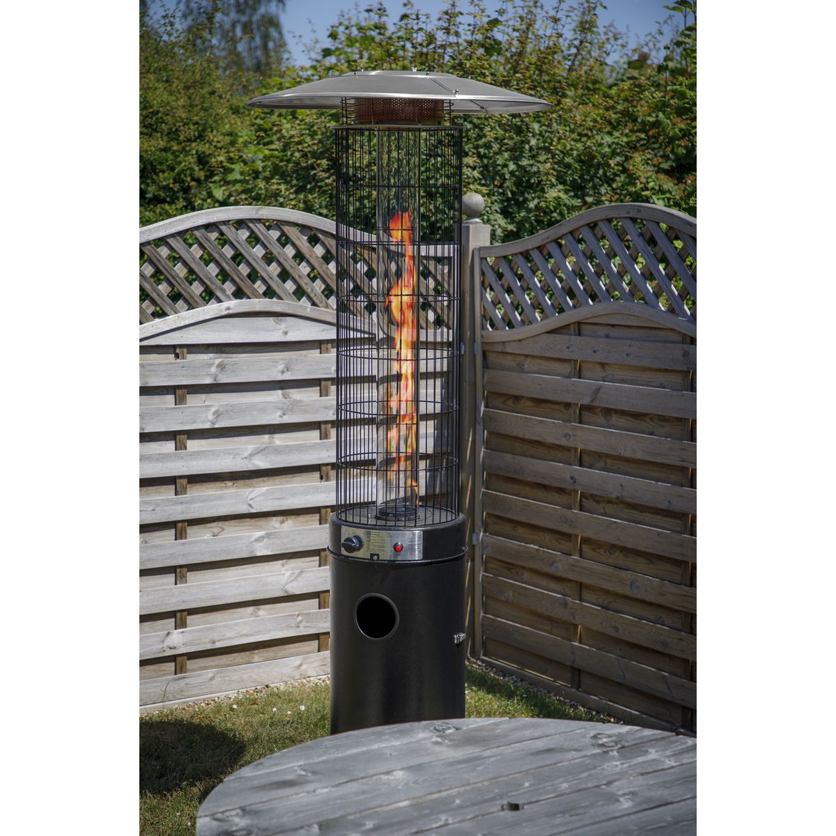 Dellonda Gas Patio Heater 13kW for Commercial & Domestic Use, Black - Image 9