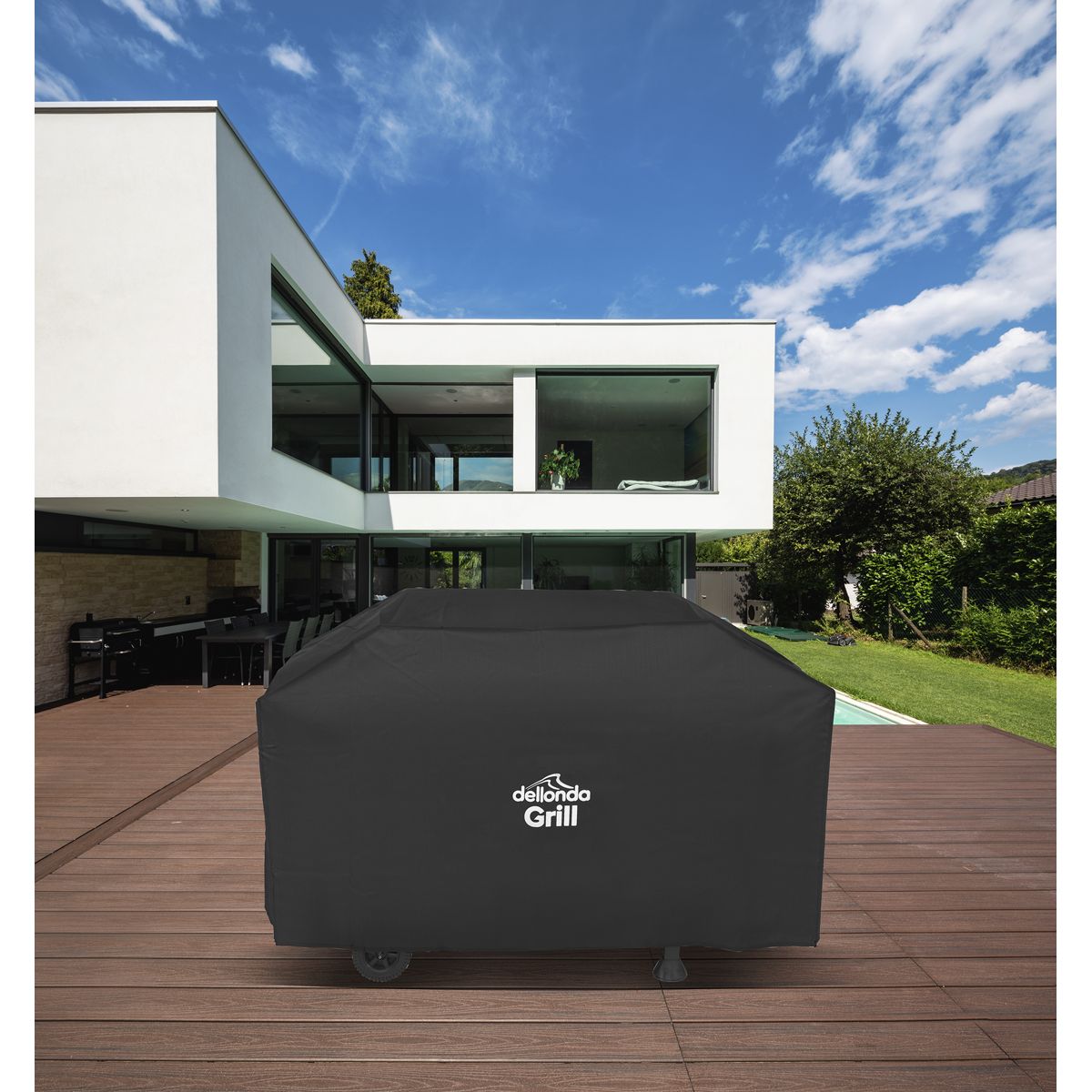 Dellonda PVC Water-Resistant BBQ Cover for DG15 - Image 2