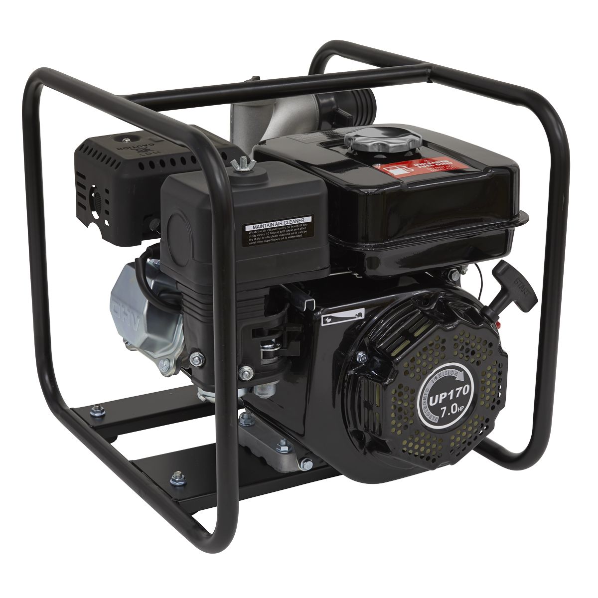 Sealey Water Pump 50mm 7hp Petrol Engine - Image 1