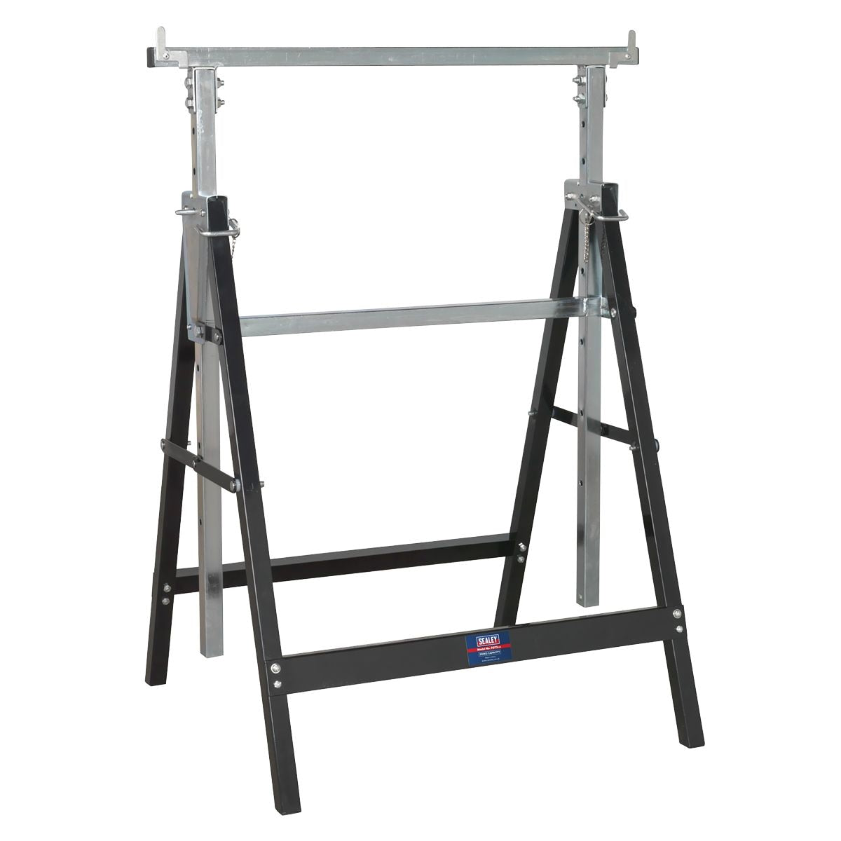 Sealey Fold Down Telescopic Trestle 200kg Capacity - Image 1