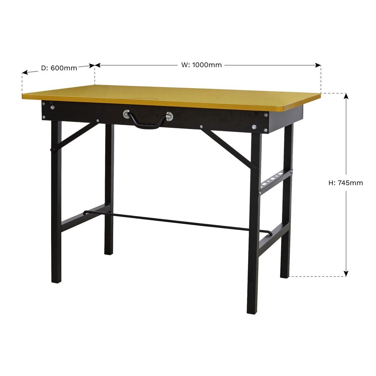 Sealey Portable Folding Workbench - Image 2