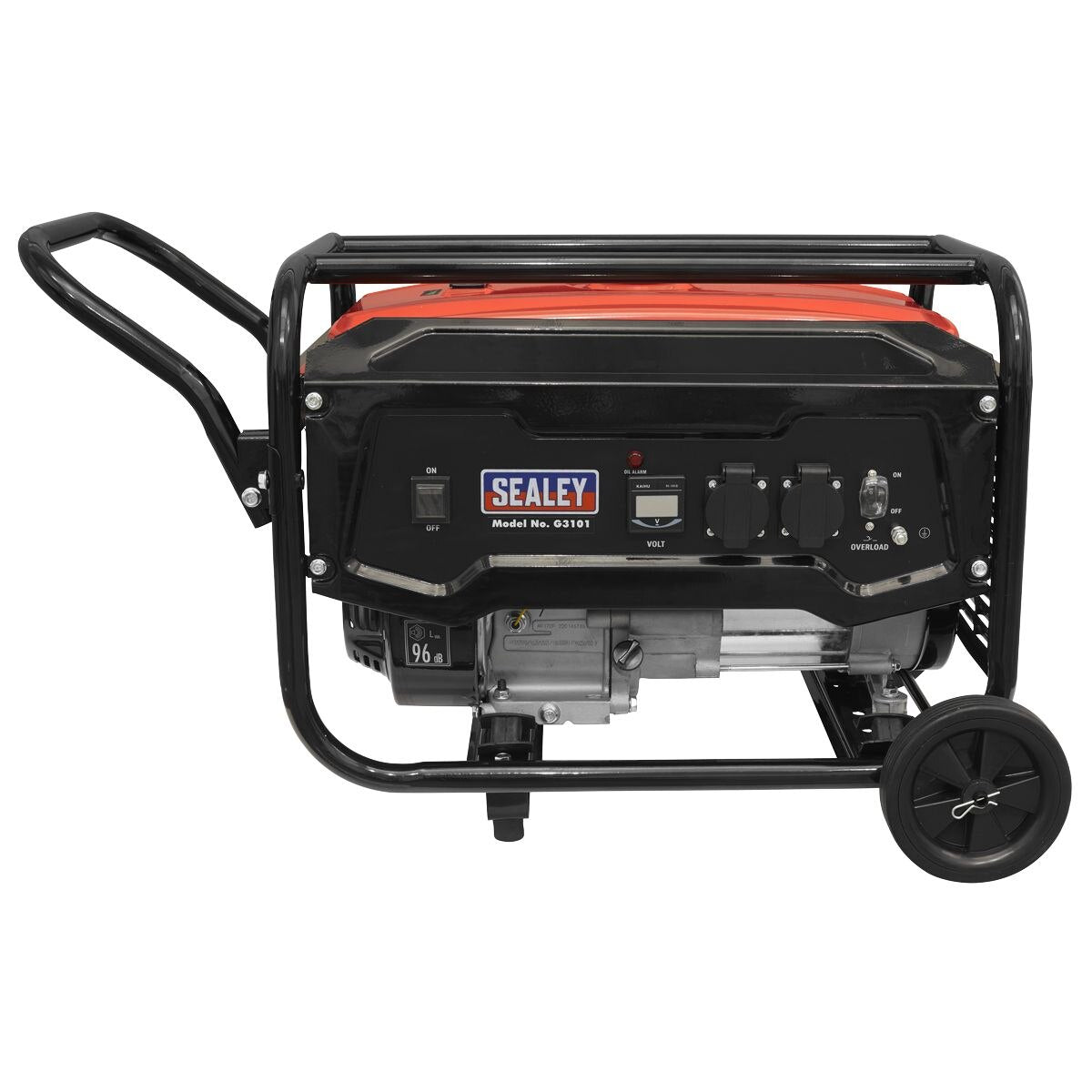 Sealey 3100W Generator 7hp 4-Stroke Engine 230V - Image 3