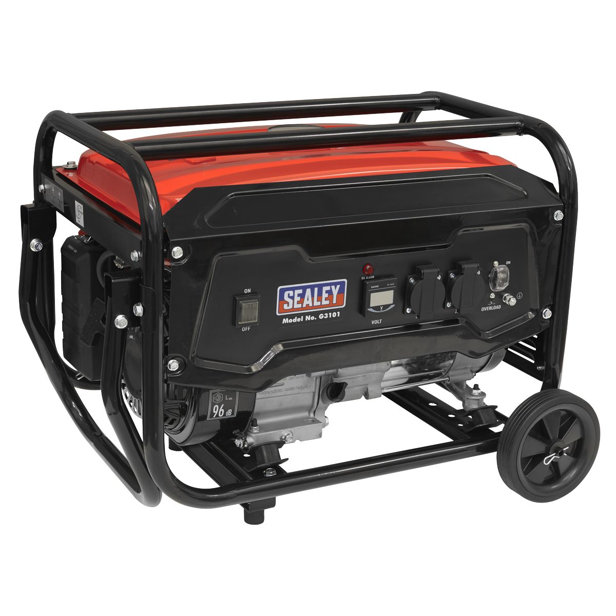 Sealey 3100W Generator 7hp 4-Stroke Engine 230V - Image 6