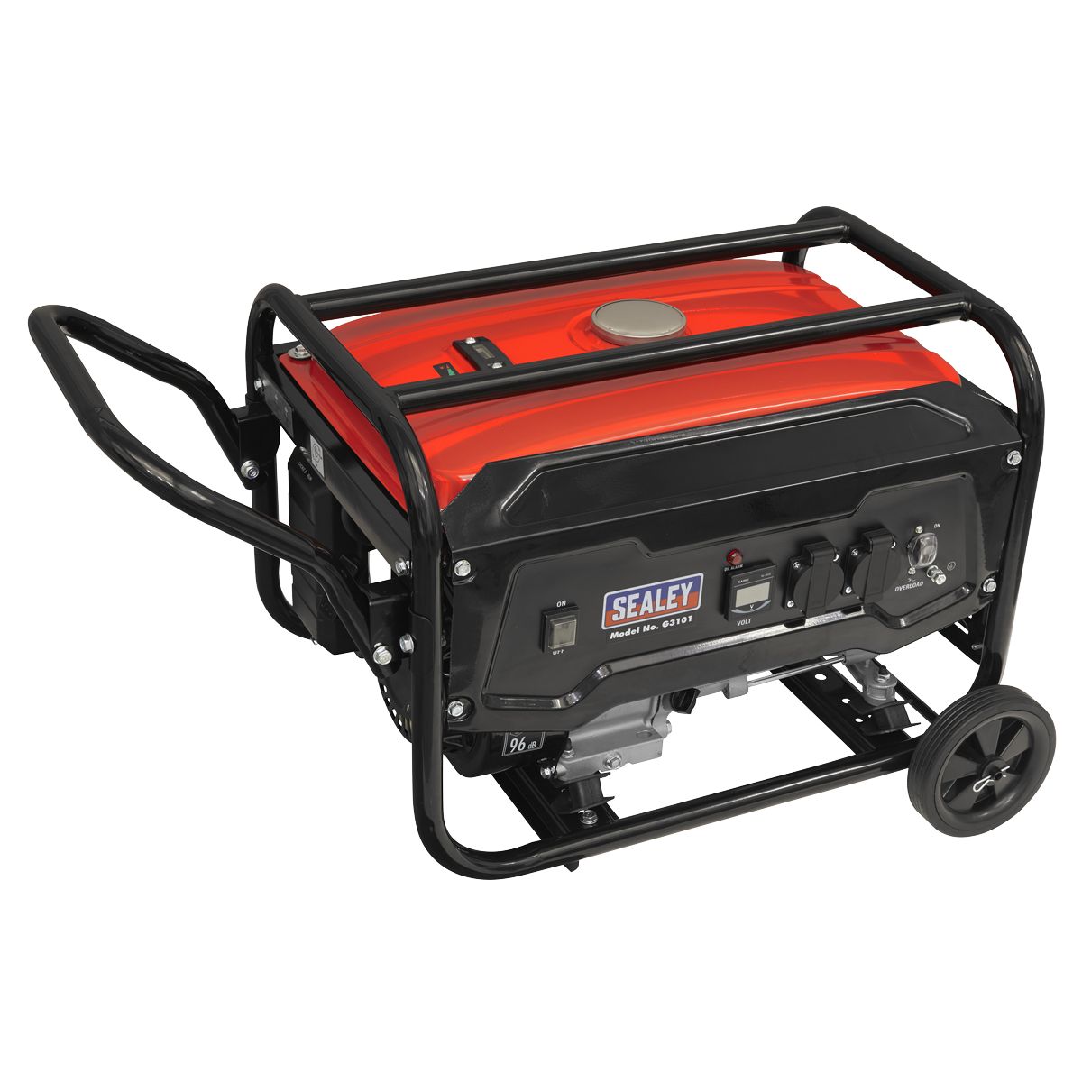 Sealey 3100W Generator 7hp 4-Stroke Engine 230V - Image 7