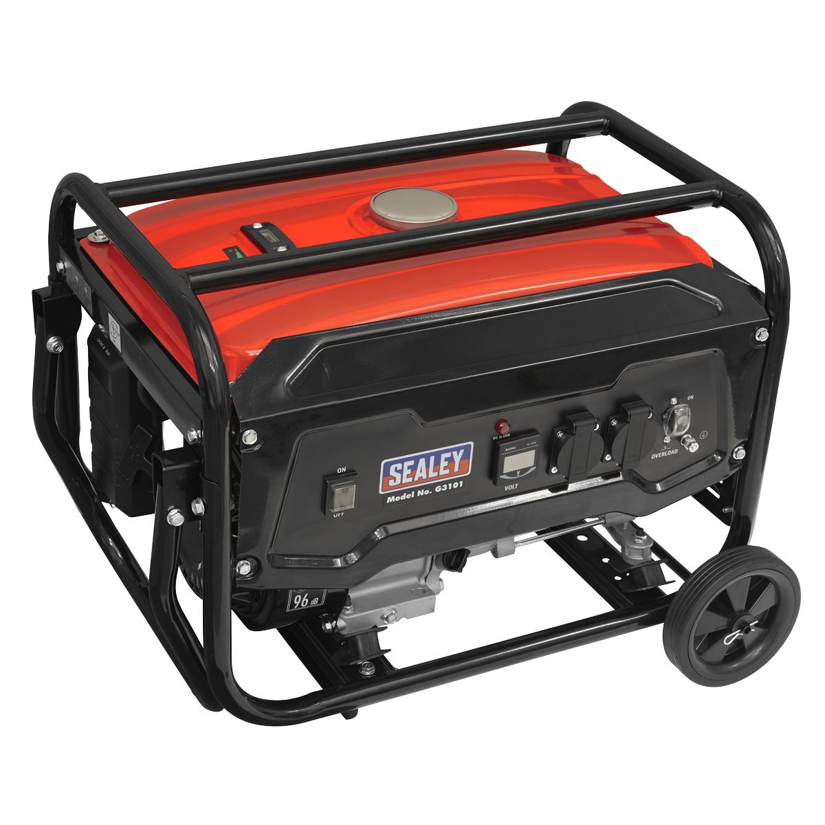 Sealey 3100W Generator 7hp 4-Stroke Engine 230V - Image 8