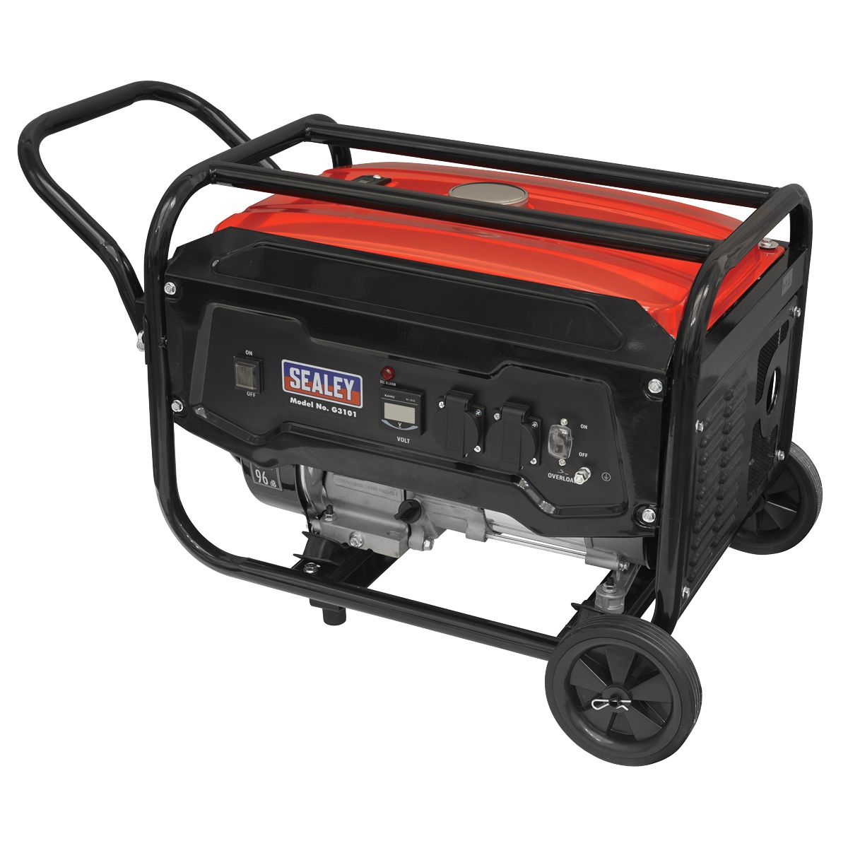 Sealey 3100W Generator 7hp 4-Stroke Engine 230V - Image 9