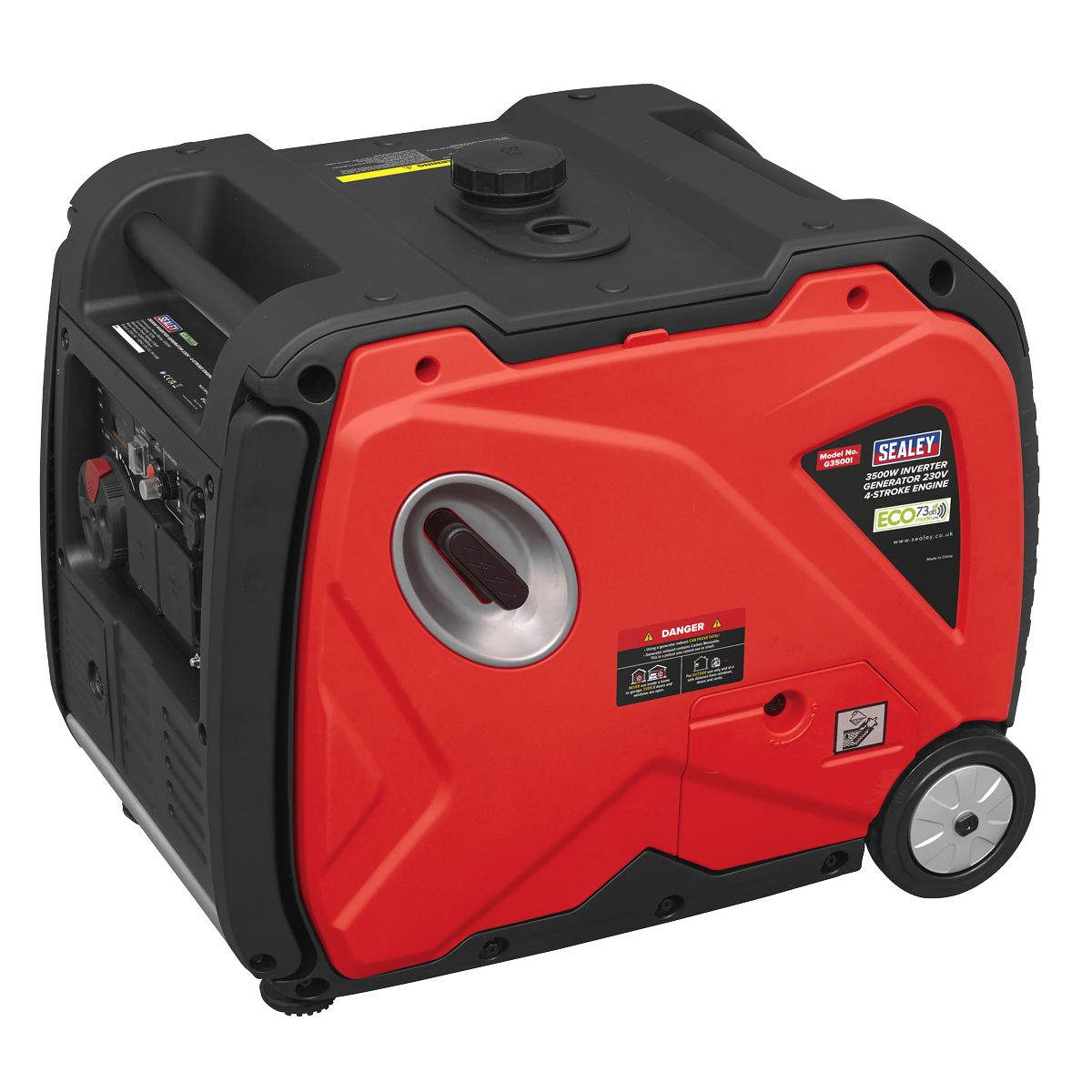 Sealey 3500W Inverter Generator 4-Stroke Engine 230V - Image 1