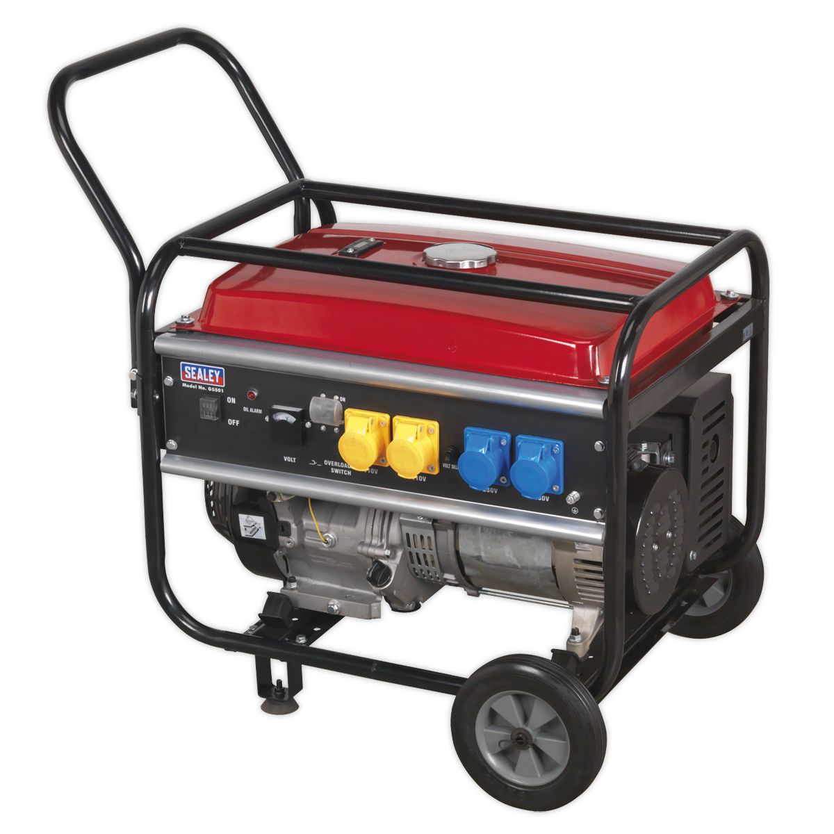 Sealey 5500W Generator 13hp 4-Stroke Engine 110/230V - Image 8