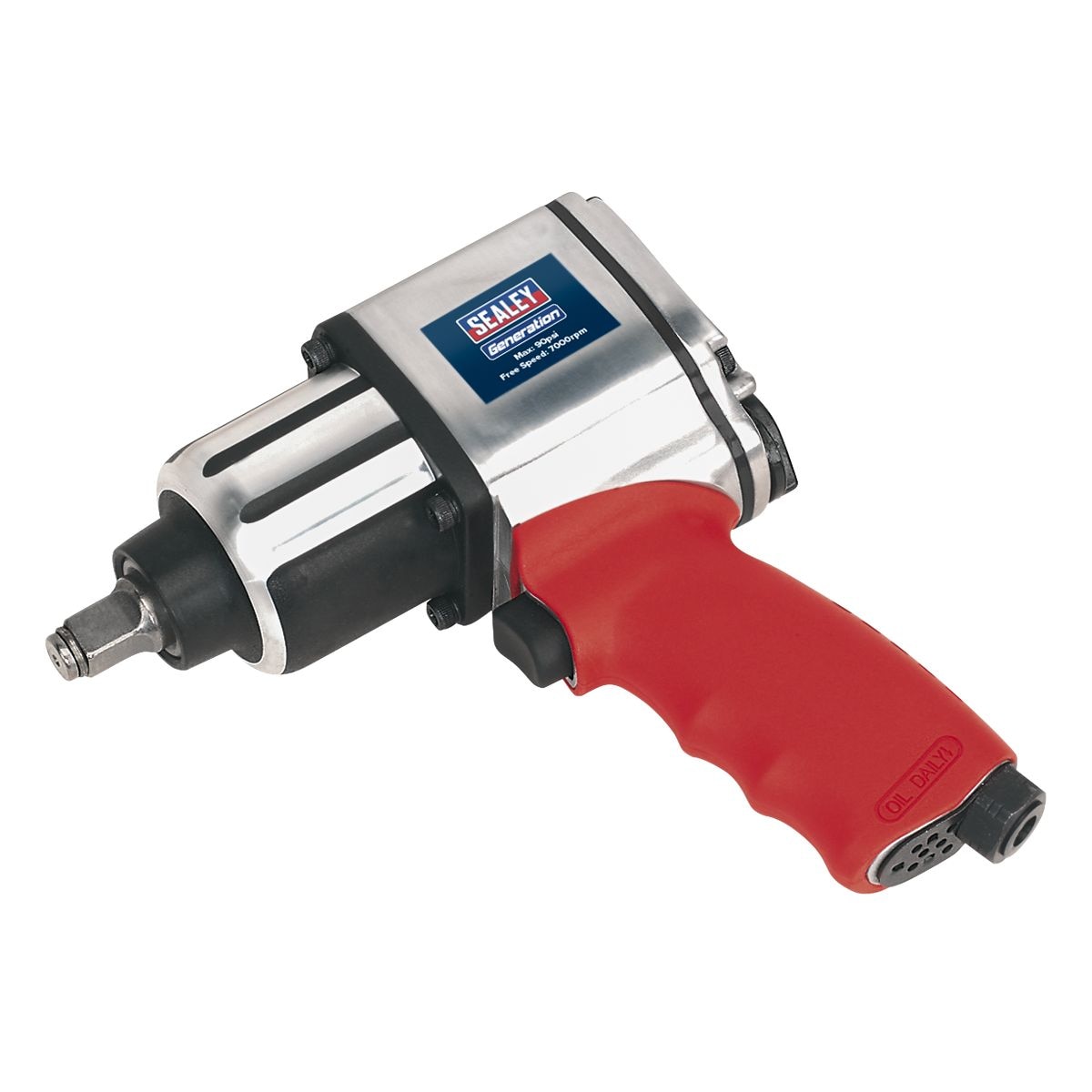 Sealey Generation Twin Hammer Air Impact Wrench 1/2"Sq Drive - Image 1