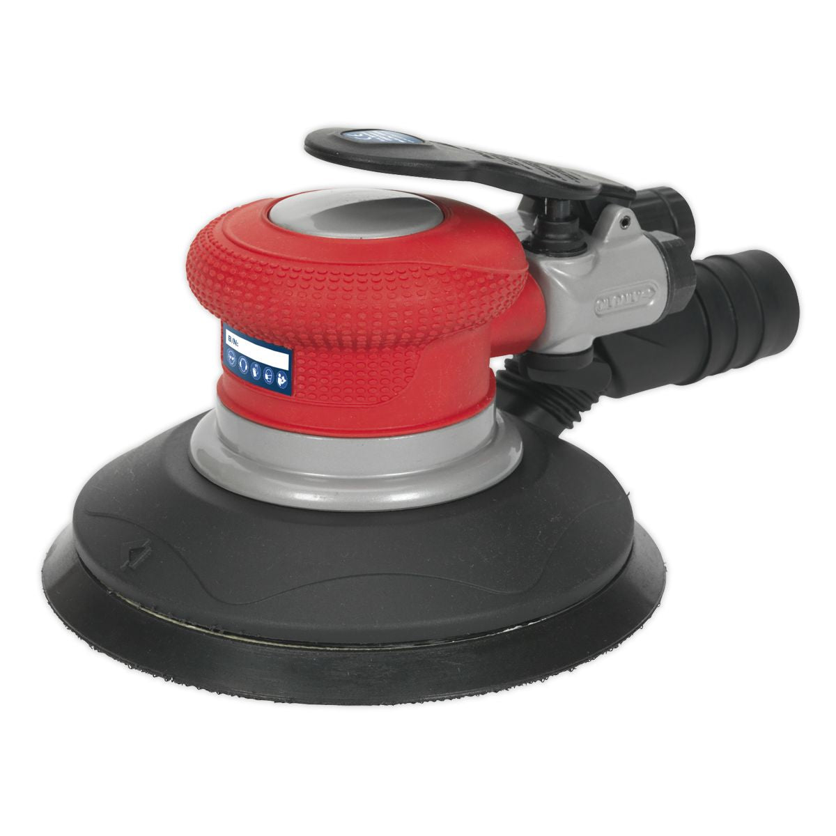 Sealey Generation Dust-Free Air Palm Random Orbital Sander 150mm - Image 1