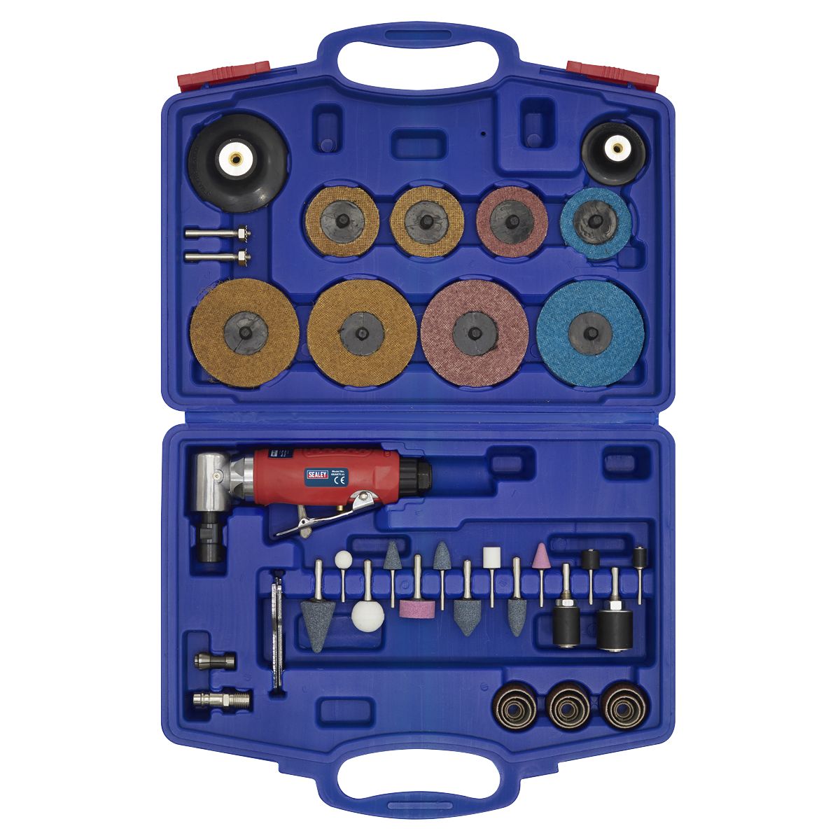 Sealey Generation Air Angle Die Grinding/Sanding Kit 42pc - Image 3