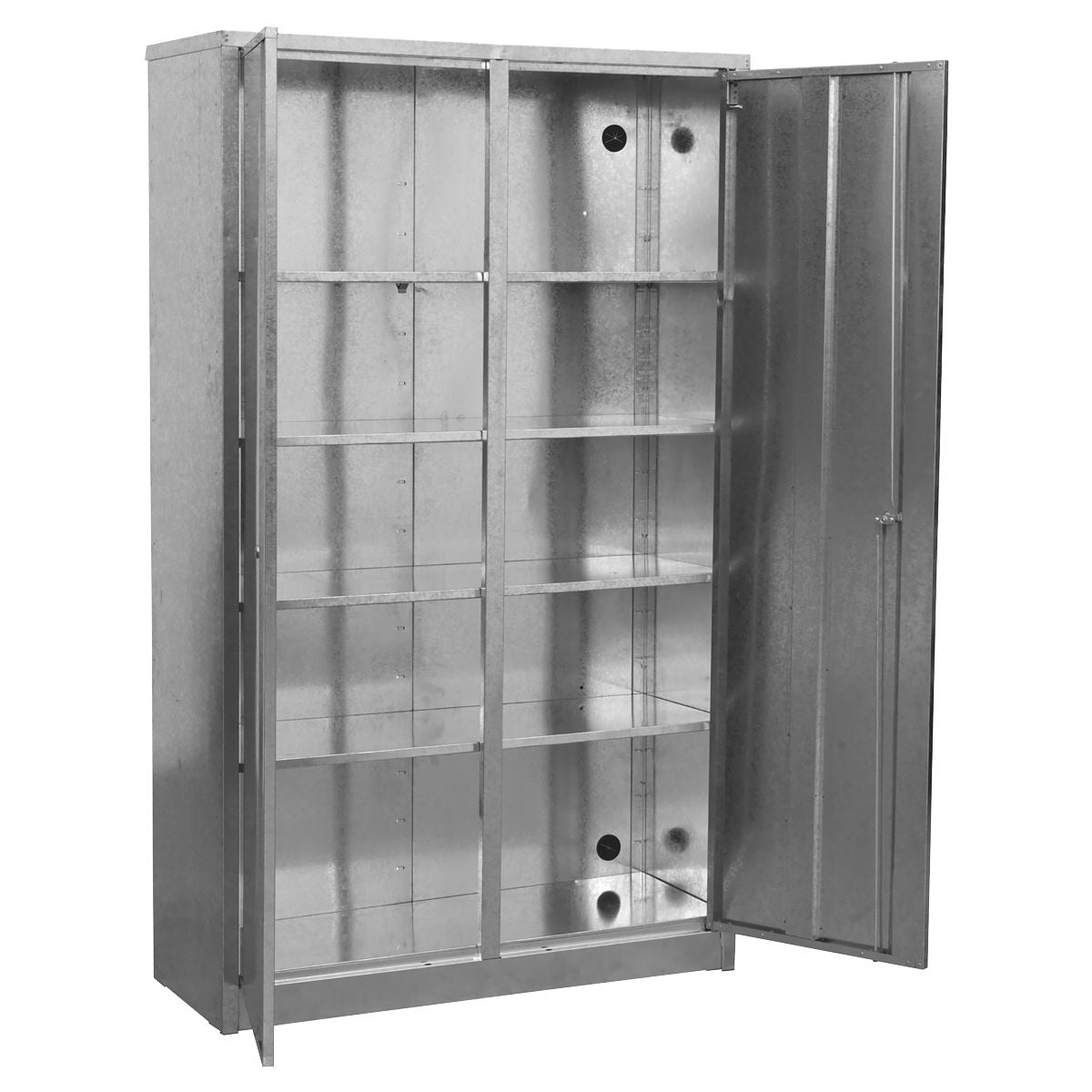 Sealey 4-Shelf Galvanized Steel Floor Cabinet - Extra-Wide - Image 1