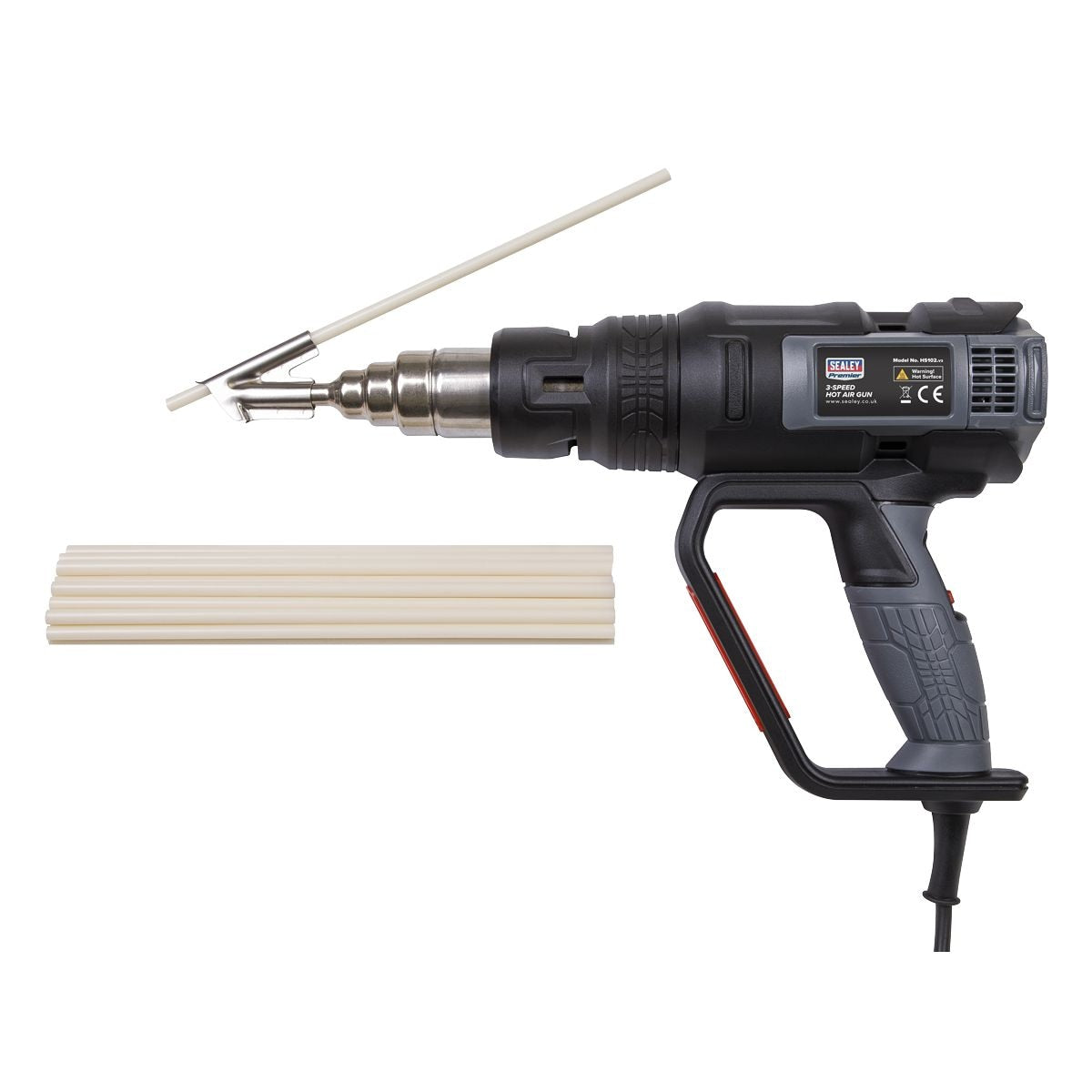 Sealey Premier Plastic Welding Kit including HS102 Heat Gun - Image 4