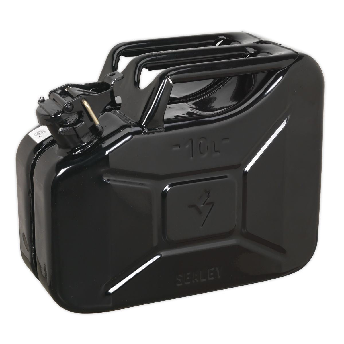 Sealey Jerry Can 10L - Black - Image 1