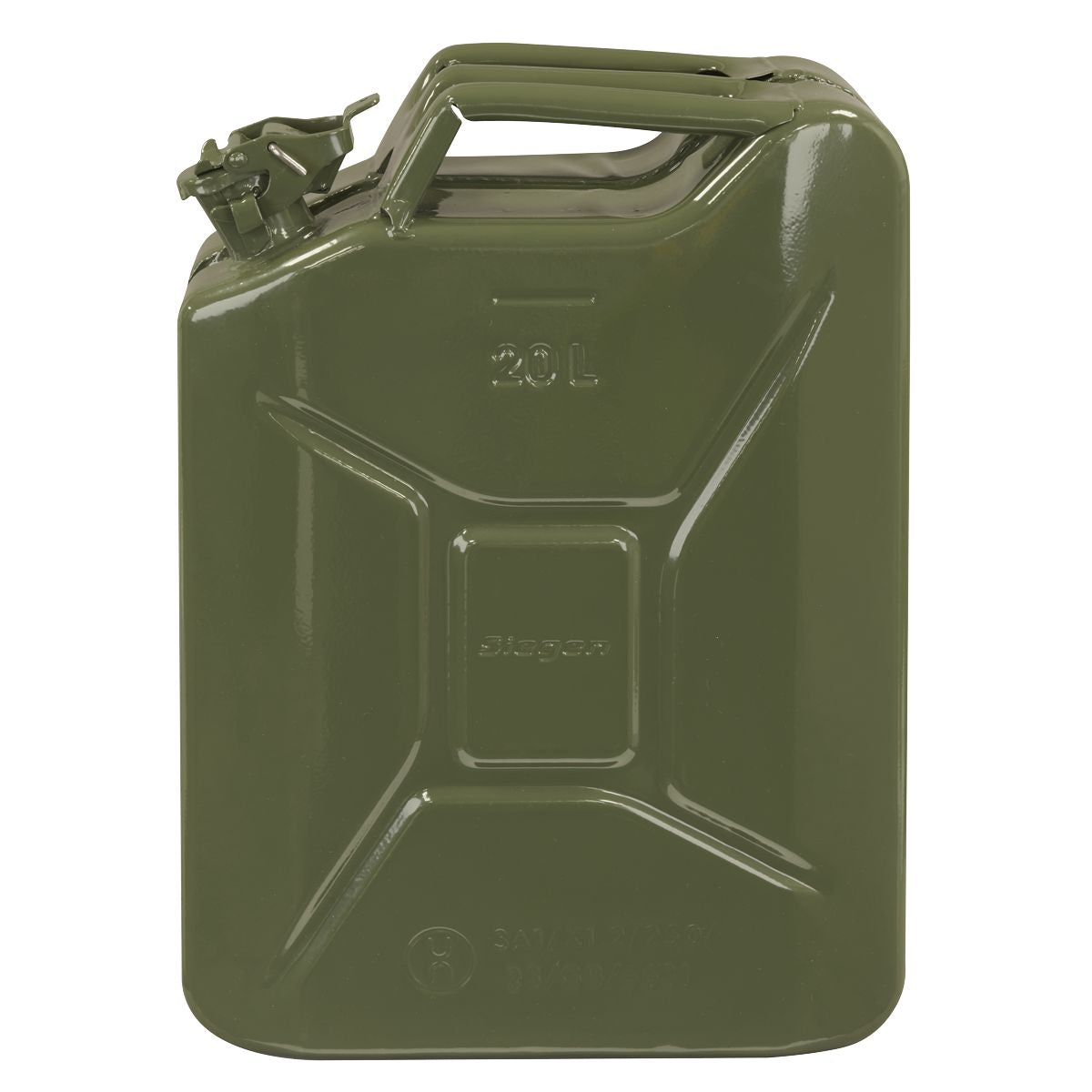 Sealey Jerry Can 20L - Green - Image 4