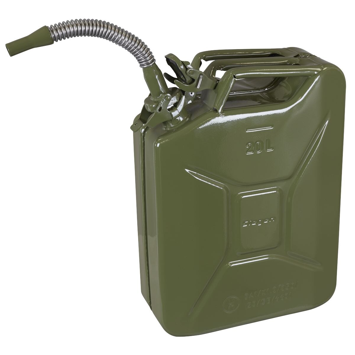 Sealey Jerry Can 20L - Green - Image 6