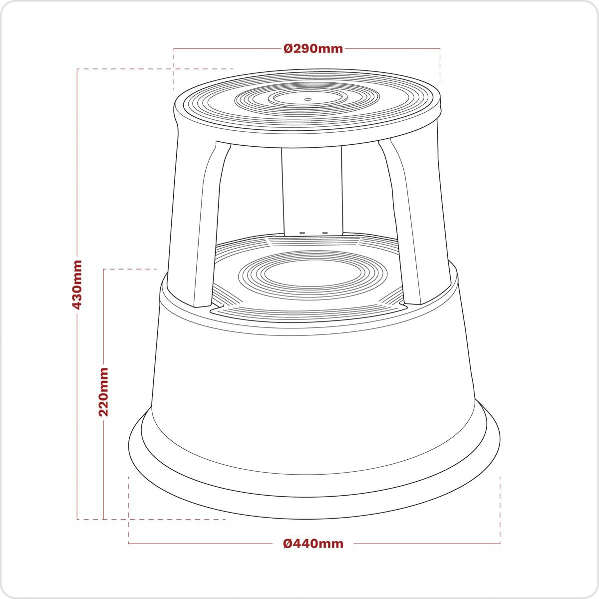 Sealey Kick-Step Steel - Image 2