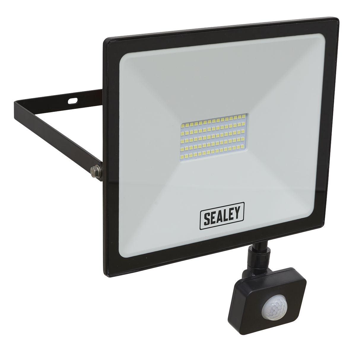 Sealey Extra-Slim Floodlight with PIR Sensor 50W SMD LED - Image 1