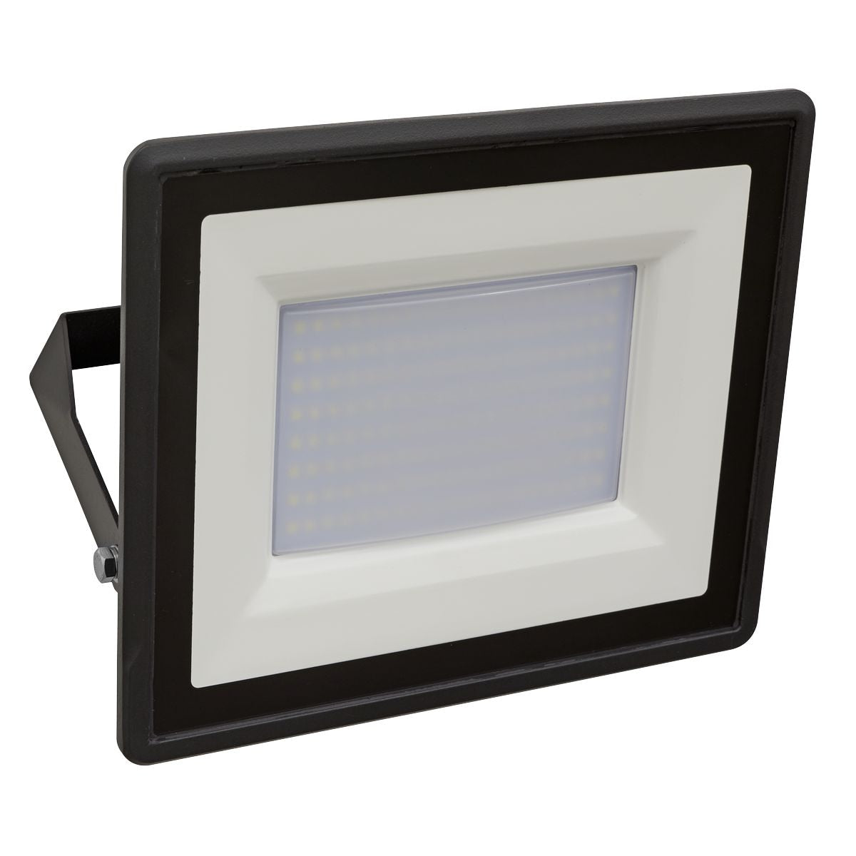 Sealey Extra-Slim Floodlight with Wall Bracket 100W SMD LED - Image 1