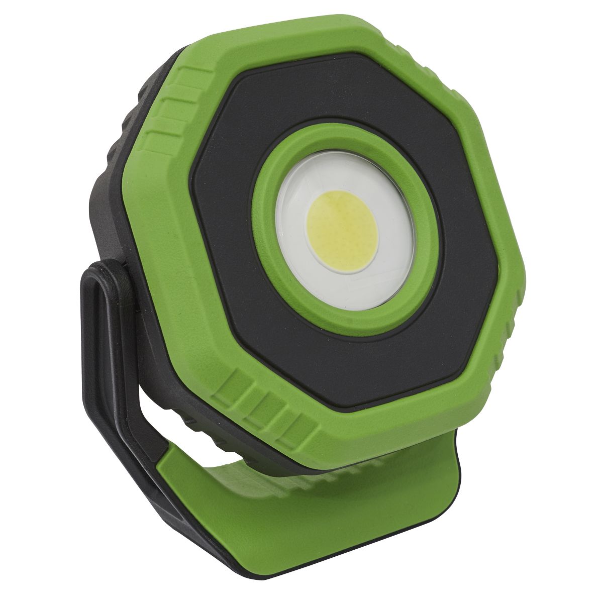 Sealey 360¬∞ Rechargeable Pocket Floodlight with Magnet 14W COB LED - Green - Image 1