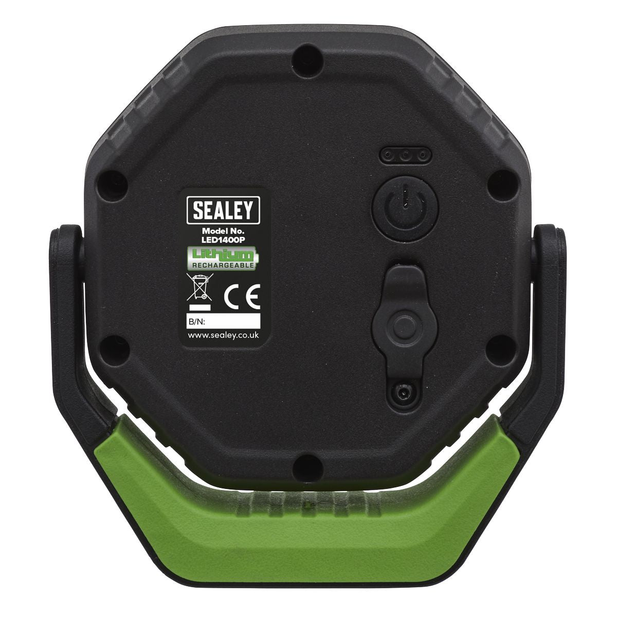 Sealey 360¬∞ Rechargeable Pocket Floodlight with Magnet 14W COB LED - Green - Image 2