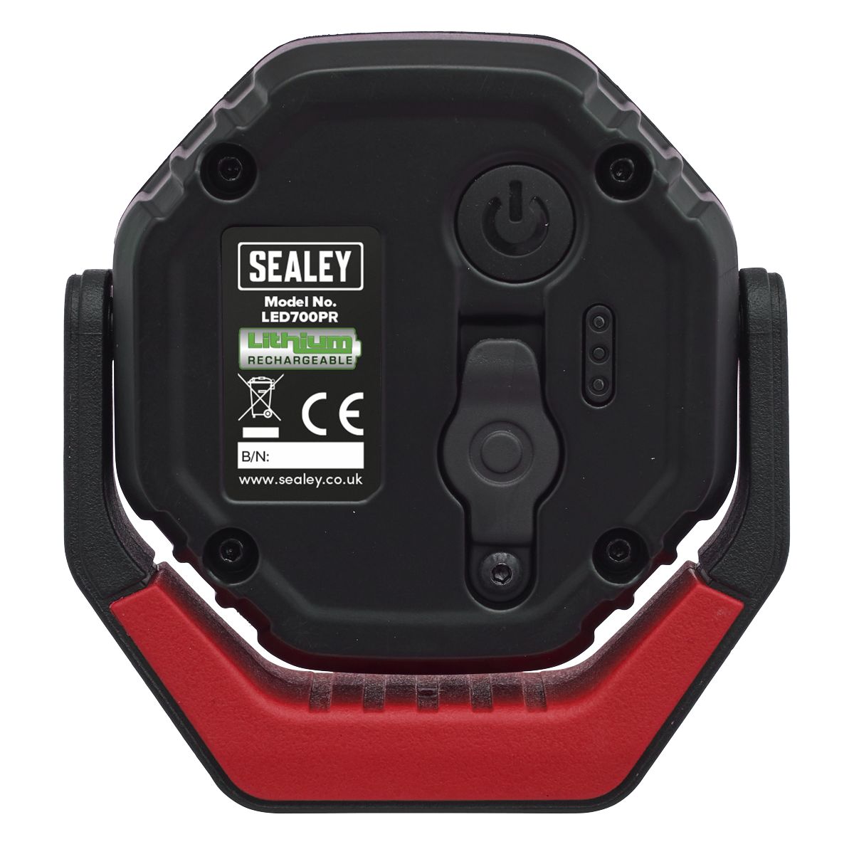 Sealey Rechargeable 360¬∞ Pocket Floodlight with Magnet 7W COB LED - Red - Image 8