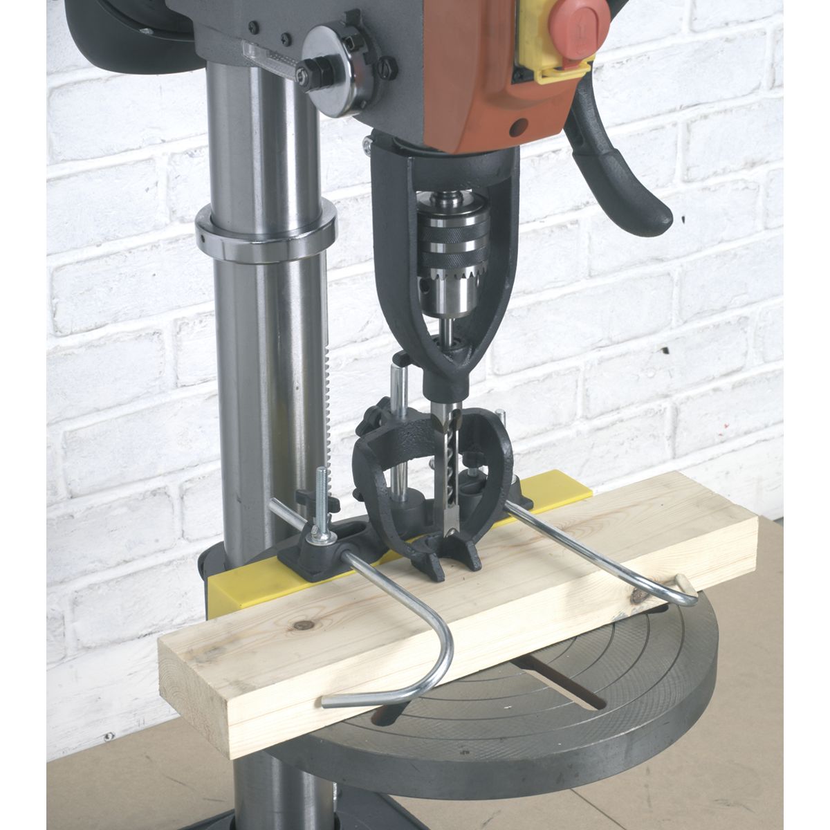 Sealey Wood Mortising Attachment with Chisels 40-65mm - Image 2