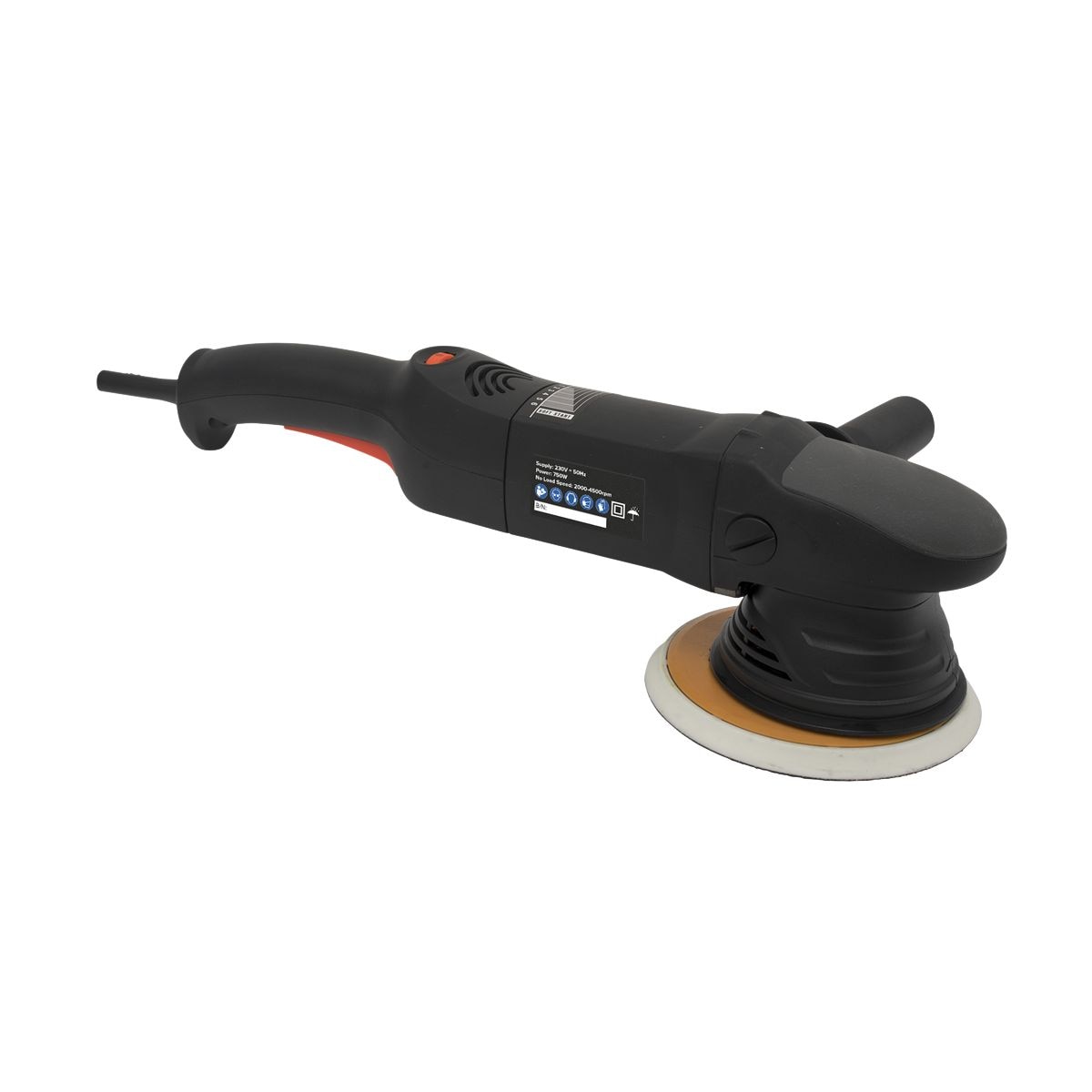 Sealey Premier 150mm Orbital Polisher 750W/230V - Image 2