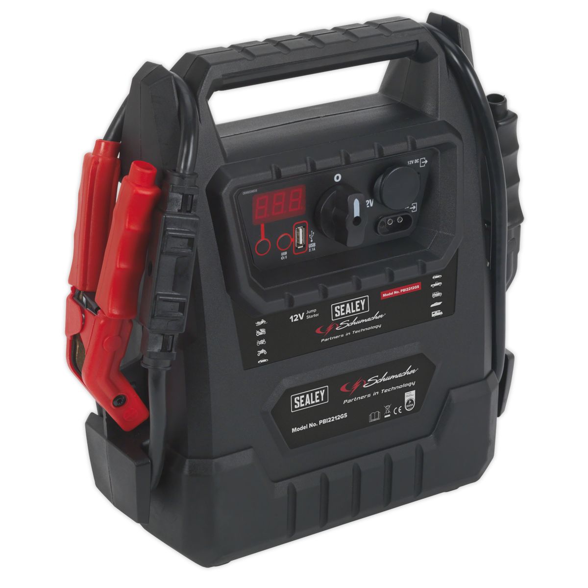 Sealey 12V RoadStart Emergency Jump Starter 2300 Peak Amps - DEKRA Approved - Image 1