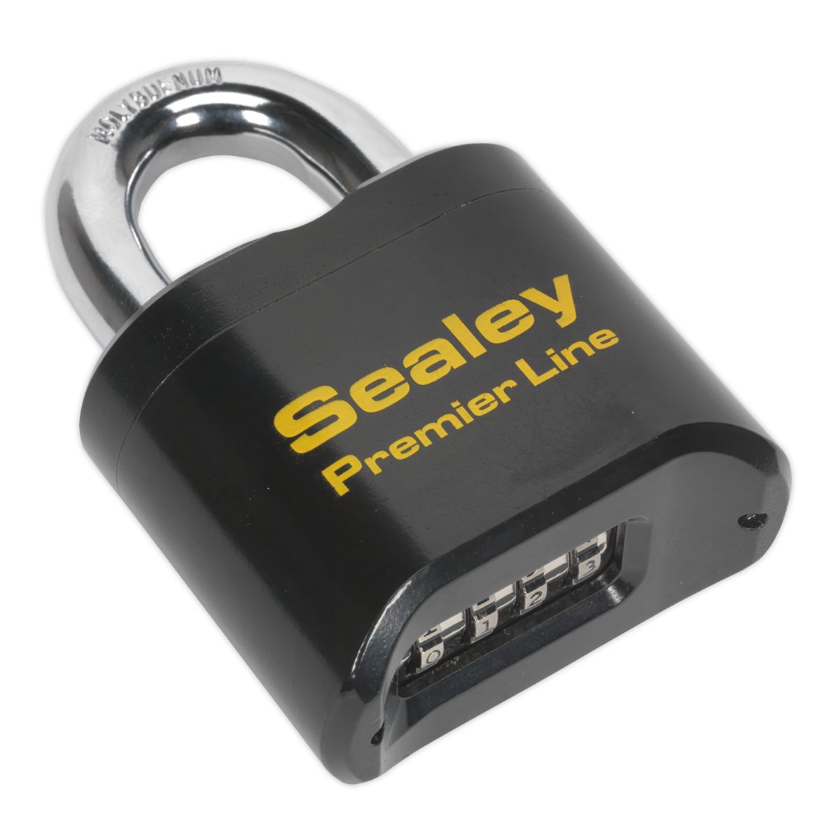 Sealey Premier Steel Body Combination Padlock 62mm - Image 1