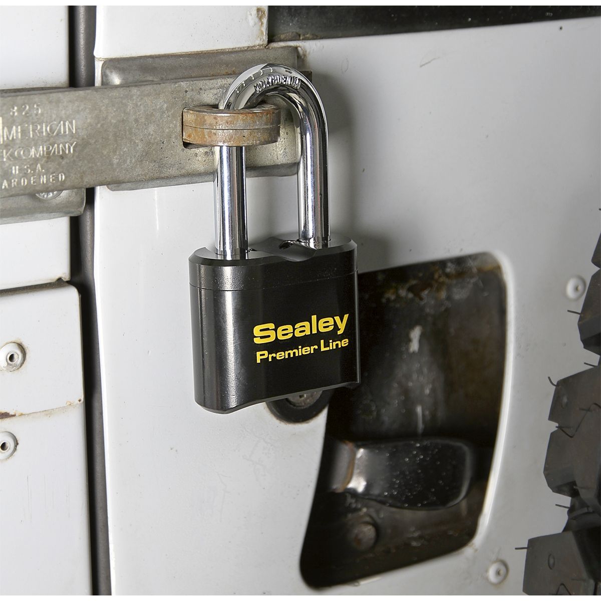 Sealey Premier Steel Body Combination Padlock Long Shackle 62mm - Image 2