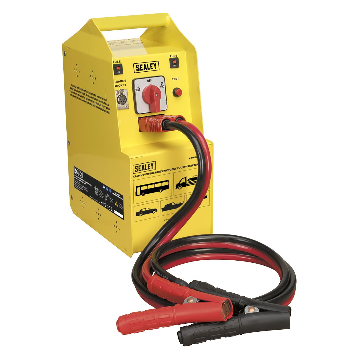 Sealey 12/24V Emergency Jump Starter 900hp Start - Image 1